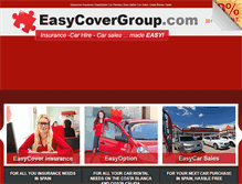 Tablet Screenshot of easycovergroup.com